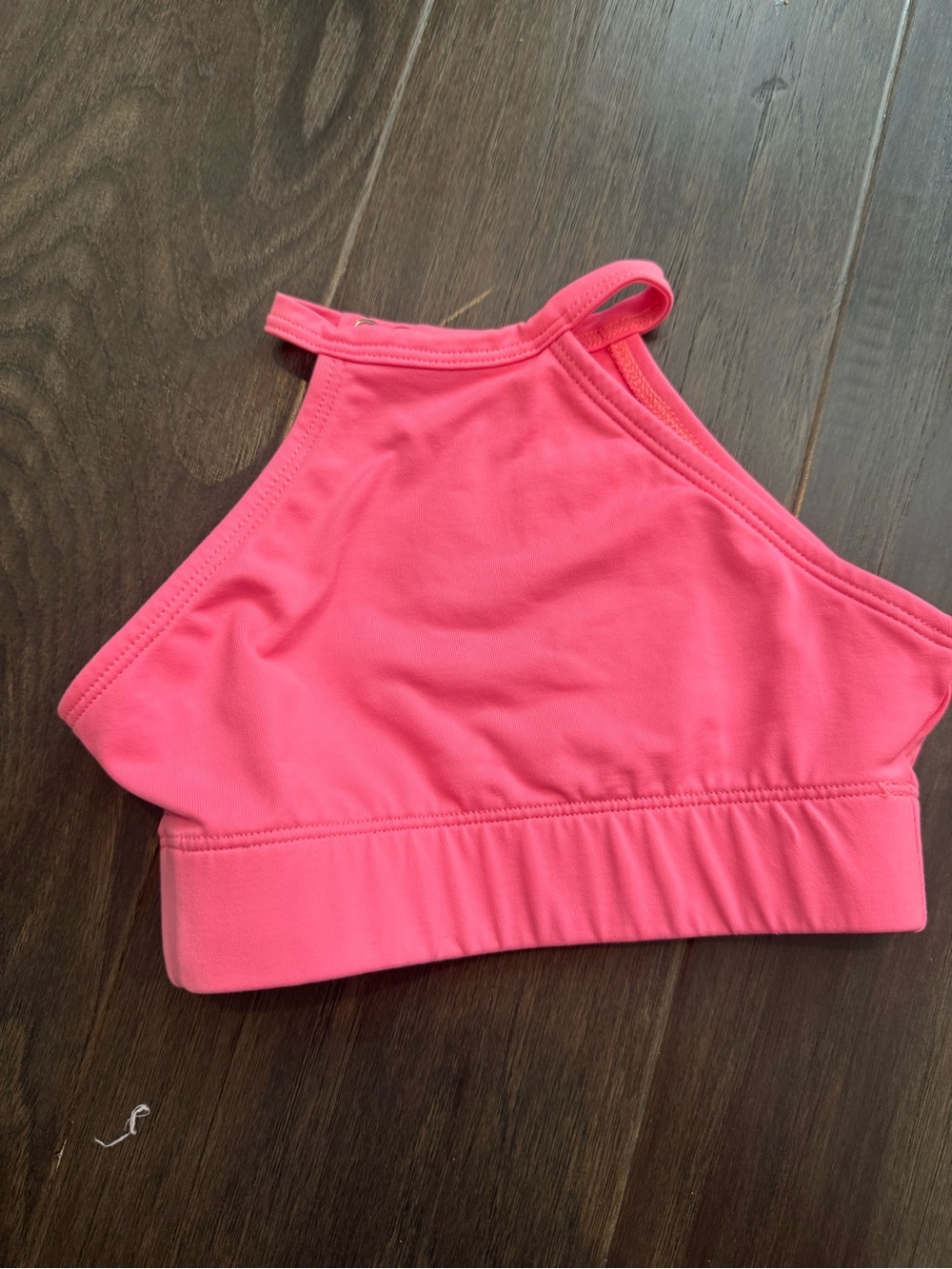 Kids High-Neck Dance Top in Pink